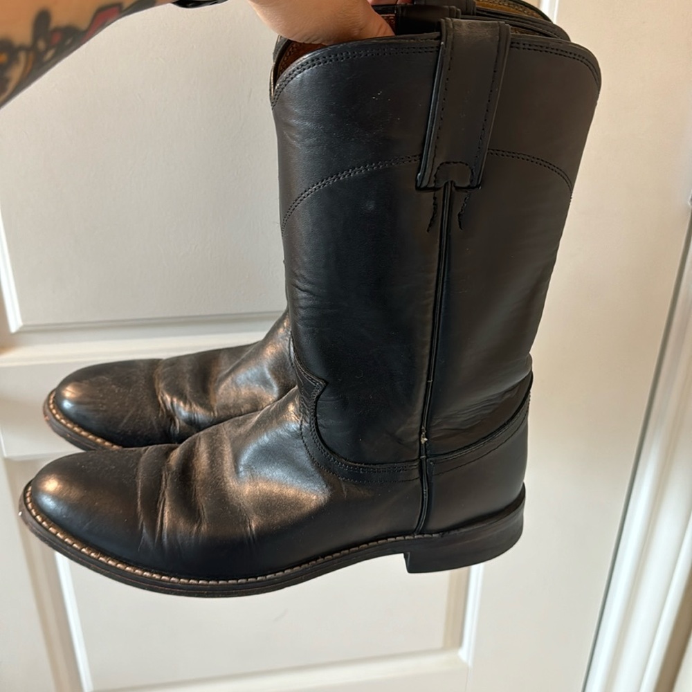 Black Justin Boots